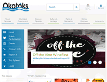 Tablet Screenshot of okotoks.ca